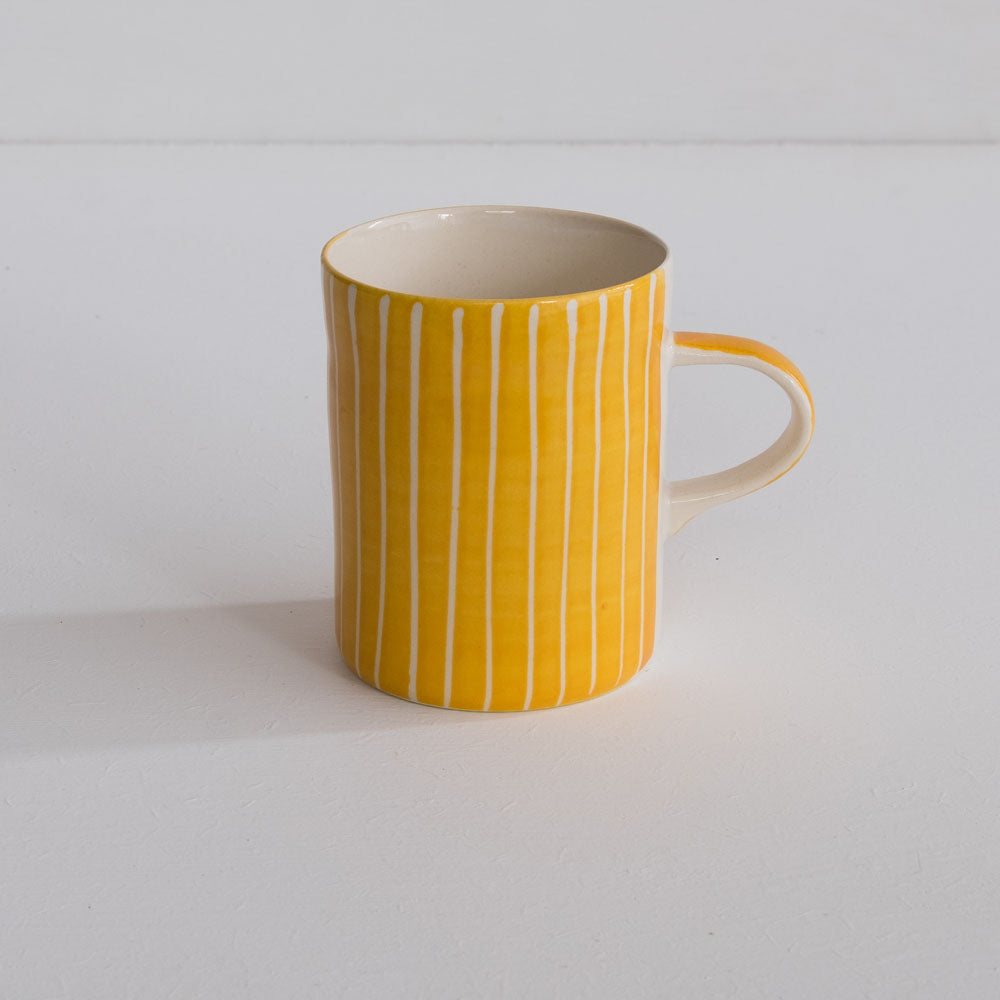 Yellow Striped Musango Demi Mug