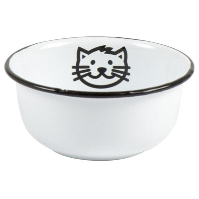 Small Enamel Cat Bowl
